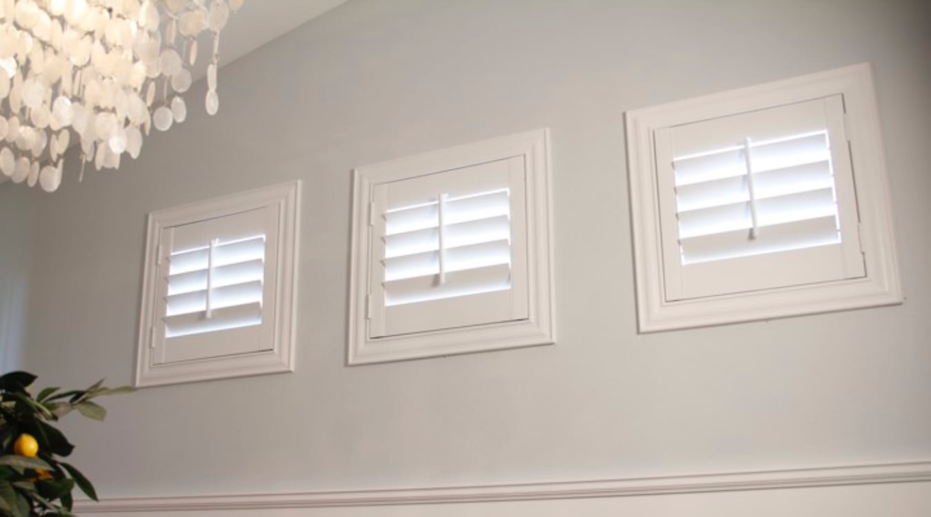 San Antonio small window shutters